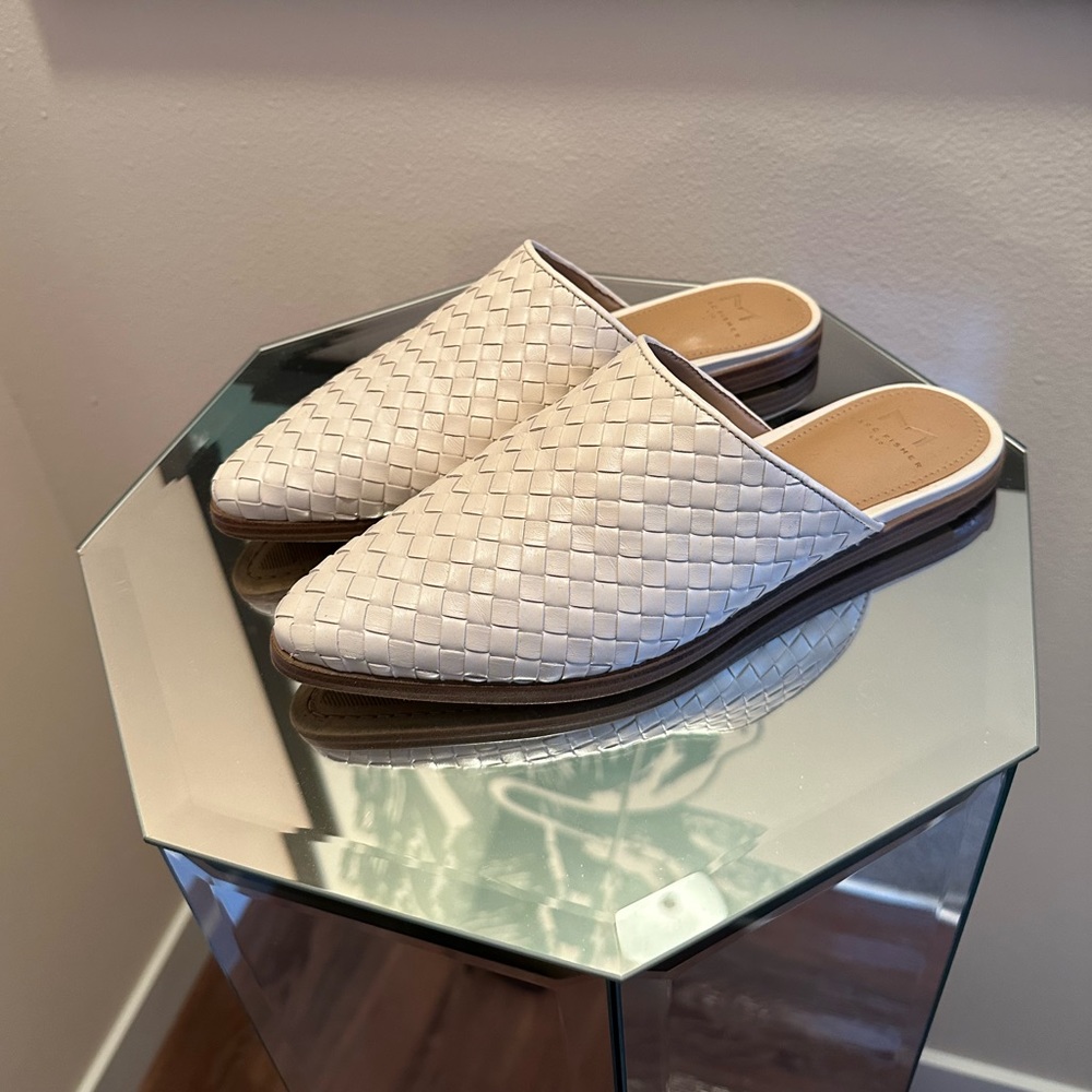 Marc Fisher Woven Mule Flats